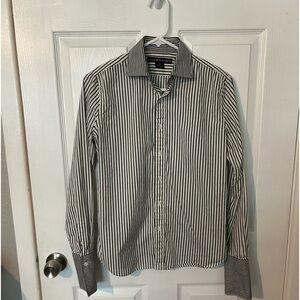 Ralph Lauren Black label striped fitted women’s button up size 8